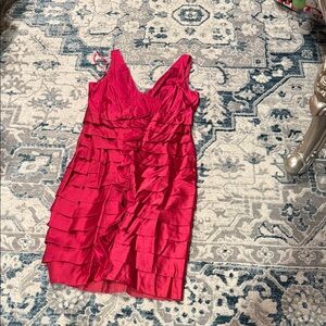 Jones New York Red Midi Dress